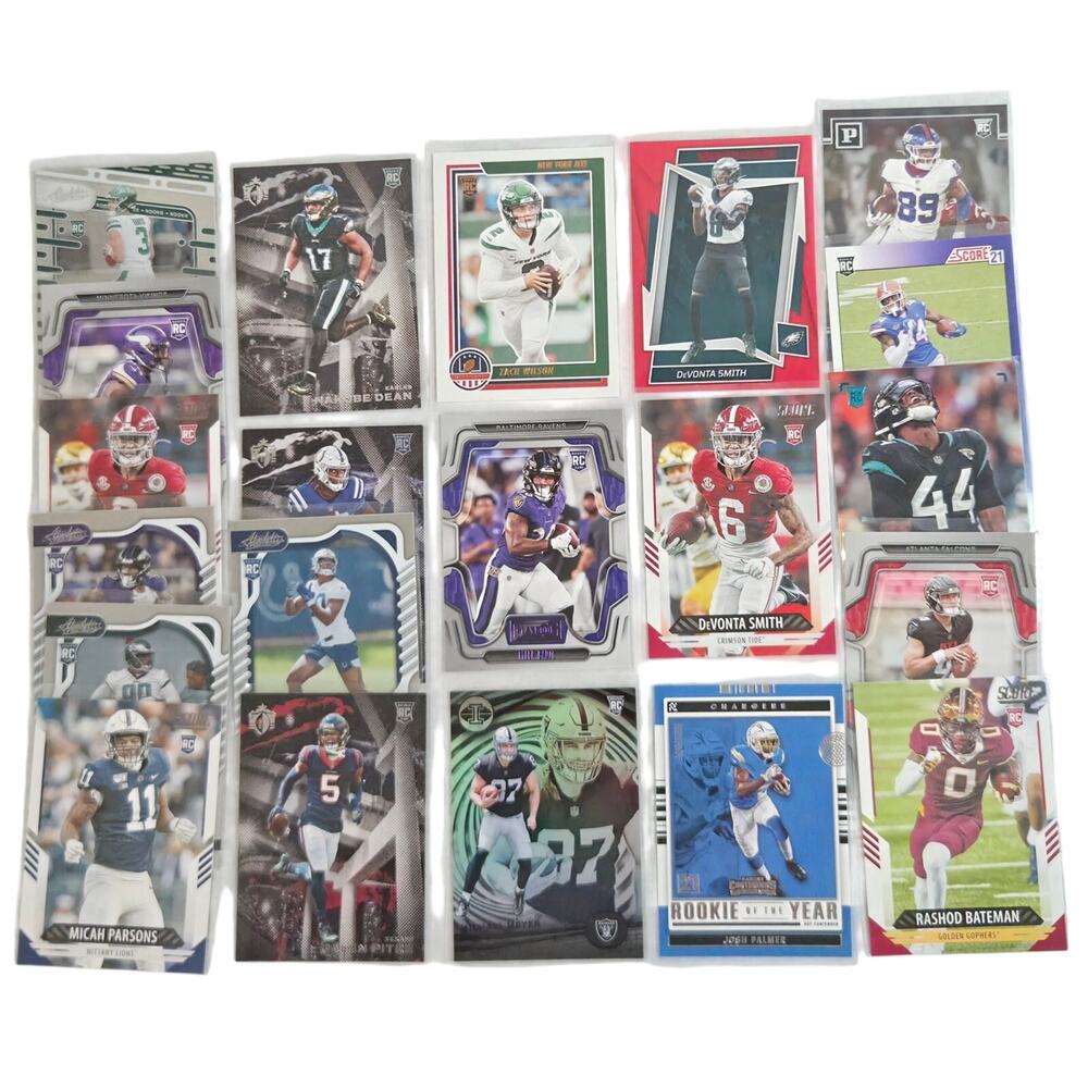 Panini Score NFL Rookies Card Lot of 21 2021-2024 in Penny Sleeves NM
